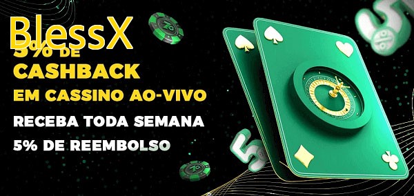 Promoções do cassino ao Vivo BlessX